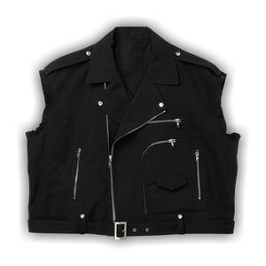 Rick Owens Bauhaus Stooges Cropped Vest 'Black'