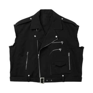 Rick Owens Bauhaus Stooges Cropped Vest 'Black'