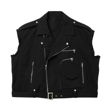 Rick Owens Bauhaus Stooges Cropped Vest 'Black'