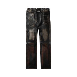 Who Decides War Ombre Studded Leather Pant 'Rust'