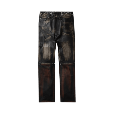 Who Decides War Ombre Studded Leather Pant 'Rust'