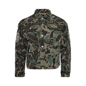 Who Decides War Camo Trucker Jacket 'Olive'