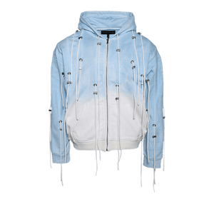 Who Decides War String Theory Zip Up Hoodie 'Sky'
