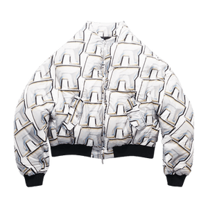 RIVINGTON roi Rebis R'chon Bomber Jacket 'White'