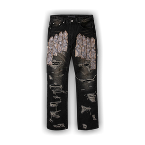 Who Decides War Patched Arch Mocha Denim 'Chestnut'