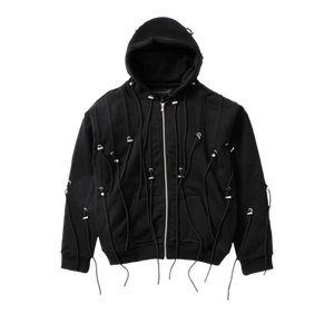 Who Decides War String Theory Zip Up Hoodie 'Coal'