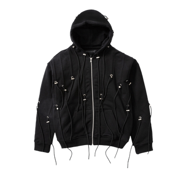Who Decides War String Theory Zip Up Hoodie 'Coal'