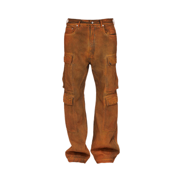 Rick Owens DRKSHDW Double Cargo Jeans 'Orange'