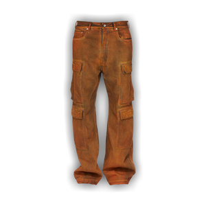 Rick Owens DRKSHDW Double Cargo Jeans 'Orange'
