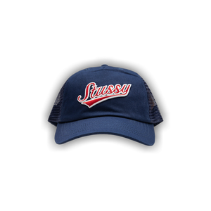 Stussy LP Trucker Athletic Cap 'Light Navy'