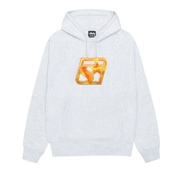 Stussy Blaze Hoodie 'Ash Heather'
