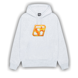 Stussy Blaze Hoodie 'Ash Heather'