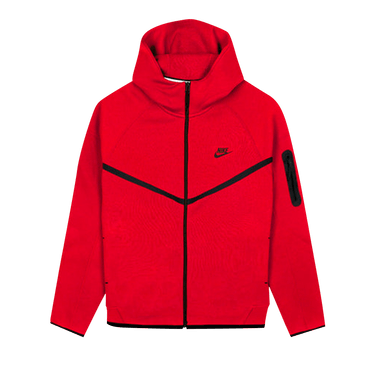 Nike Tech Full Zip Windrunner Hoodie 'Gym Red/Black'