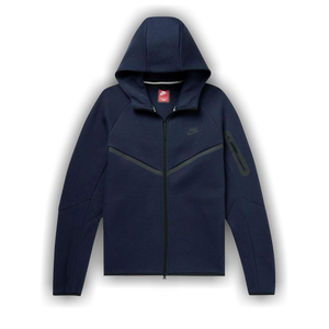 Nike Tech Full Zip Windrunner Hoodie 'Obsidian/Black'