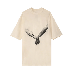 Rick Owens Jumbo Short-Sleeve T-Shirt 'Natural/Black'