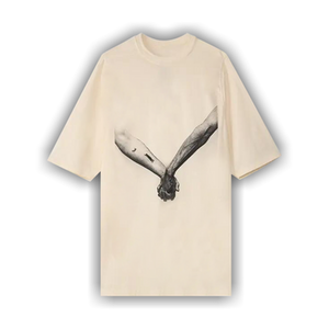 Rick Owens Jumbo Short-Sleeve T-Shirt 'Natural/Black'