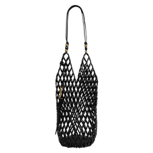 Saint Laurent Logo Plaque Shoulder Bag 'Black'
