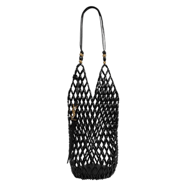 Saint Laurent Logo Plaque Shoulder Bag 'Black'
