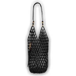 Saint Laurent Logo Plaque Shoulder Bag 'Black'
