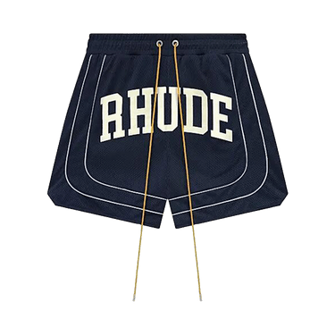 Rhude Baggy Collegiate Logo Short 'Blue'