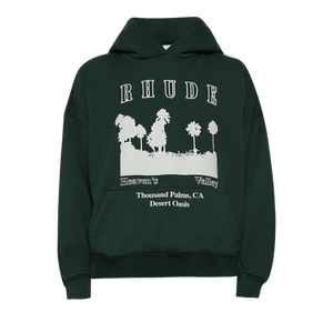 Rhude Thousand Palms Hoodie 'Green'
