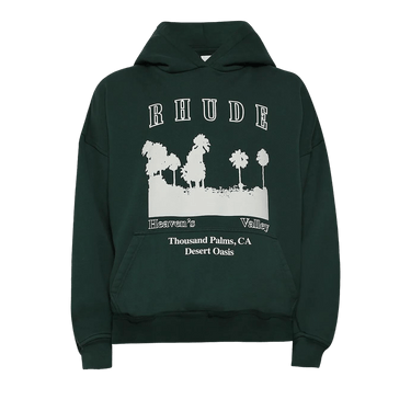 Rhude Thousand Palms Hoodie 'Green'