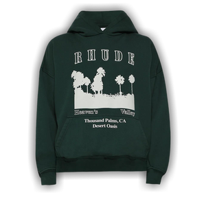 Rhude Thousand Palms Hoodie 'Green'