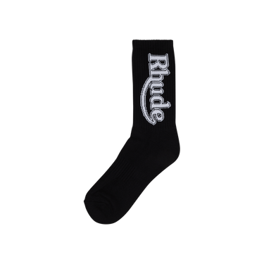 Rhude Vertical Race Track Sock 'Black'