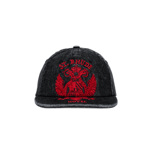 Rhude Saint Seal Denim Curved Brim Hat 'Grey'