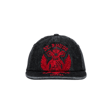 Rhude Saint Seal Denim Curved Brim Hat 'Grey'