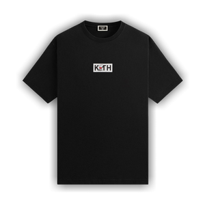 Kith For Peanuts Snoopy Classic Logo Tee 'Black'