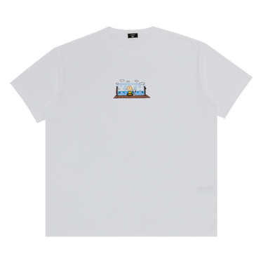Kith For Peanuts Ocean View Classic Logo Tee 'White'