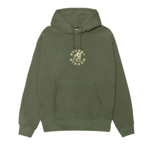 Stussy Strong Mac Hoodie 'Olive'