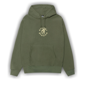 Stussy Strong Mac Hoodie 'Olive'