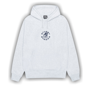 Stussy Strong Mac Hoodie 'Ash Heather'