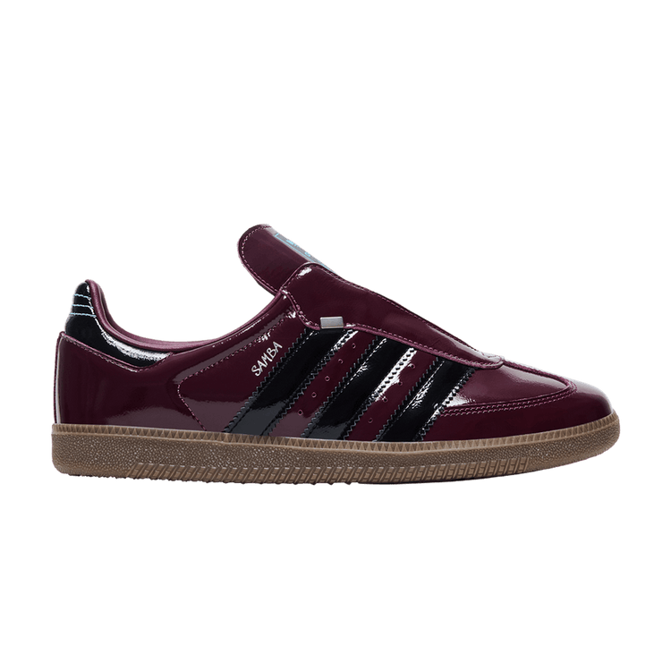 adidas Samba OG 'Maroon Black Patent' JQ0013