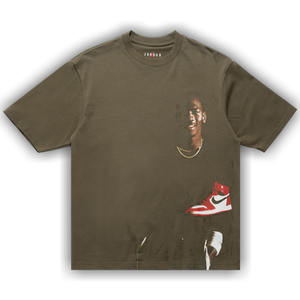 Air Jordan Crewneck T-Shirt 'Medium Olive'