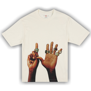 Air Jordan Flight MVP Rings T-Shirt 'Sail/Black'