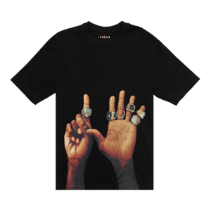 Air Jordan Flight MVP Rings T-Shirt 'Black/Sail'