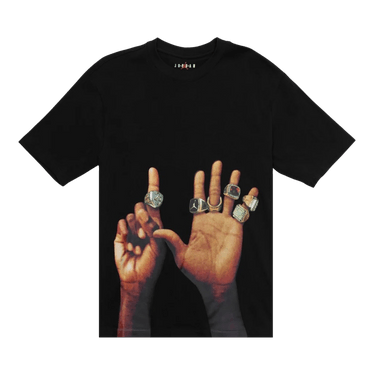Air Jordan Flight MVP Rings T-Shirt 'Black/Sail'