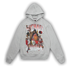 Air Jordan Flight Fleece Graphic Pullover Hoodie 'Grey Heather'