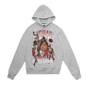 Air Jordan Flight Fleece Graphic Pullover Hoodie 'Grey Heather'