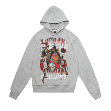Air Jordan Flight Fleece Graphic Pullover Hoodie 'Grey Heather'