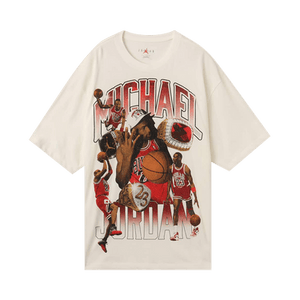 Air Jordan Flight Essentials Oversized T-Shirt 'Sail/Varsity Red'