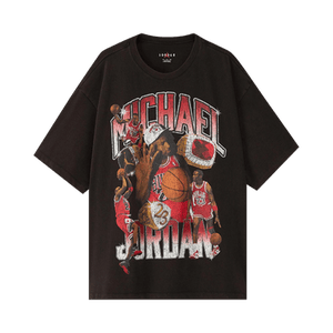 Air Jordan Flight Essentials Oversized T-Shirt 'Black/Varsity Red'