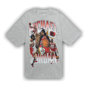 Air Jordan Flight Essentials Oversized T-Shirt 'Grey Heather/Varsity Red'