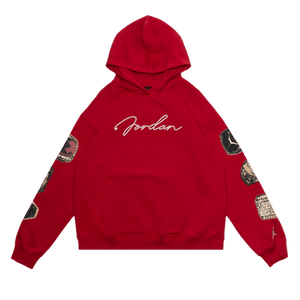 Air Jordan Brooklyn Fleece Pullover Hoodie 'Gym Red/White'