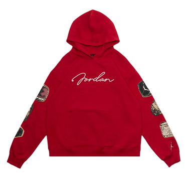 Air Jordan Brooklyn Fleece Pullover Hoodie 'Gym Red/White'
