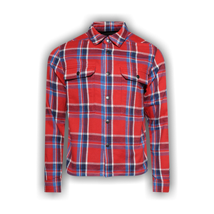 Rick Owens DRKSHDW Cropped Outershirt 'Red Plaid'