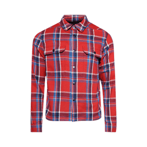 Rick Owens DRKSHDW Cropped Outershirt 'Red Plaid'